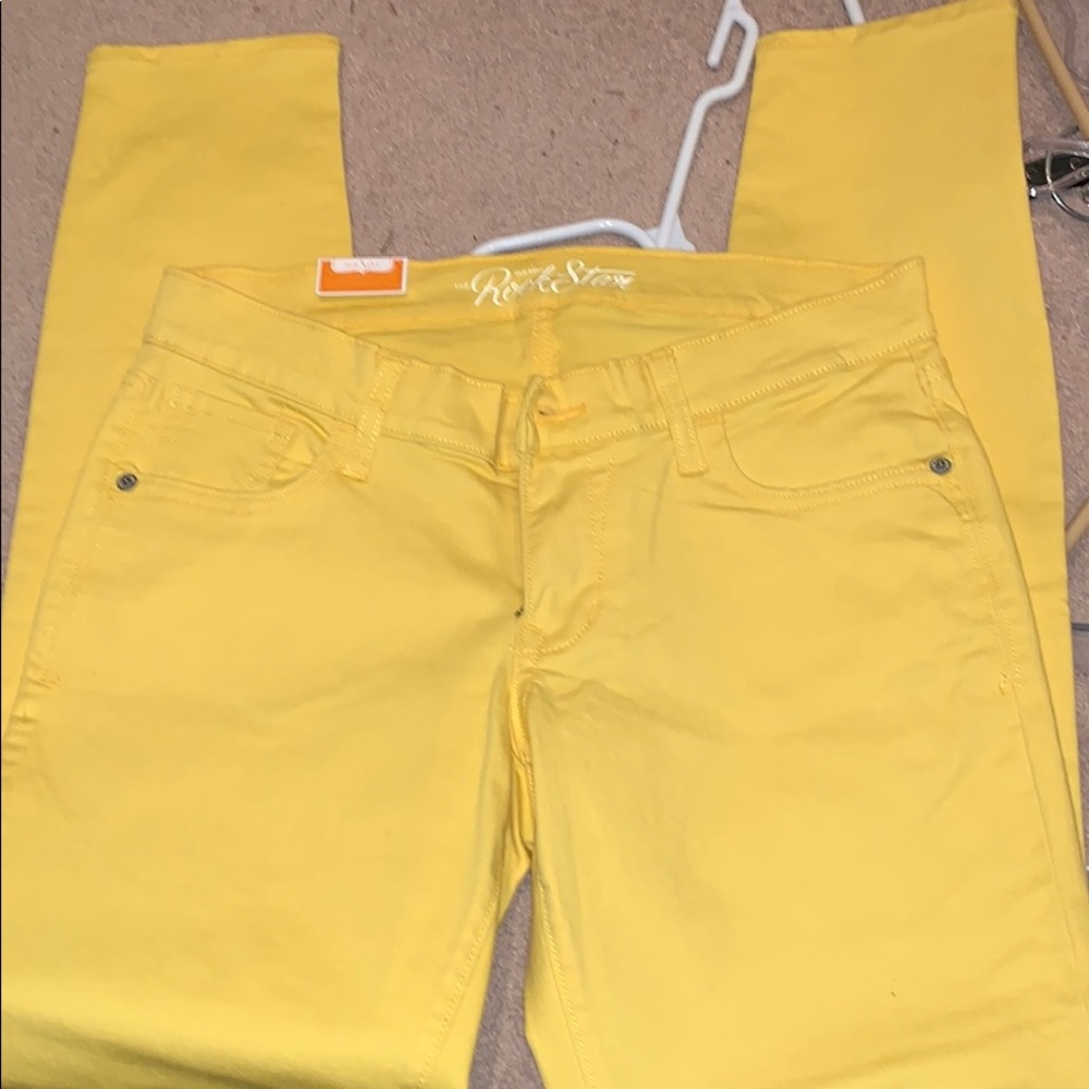 NWT yellow denim Old navy